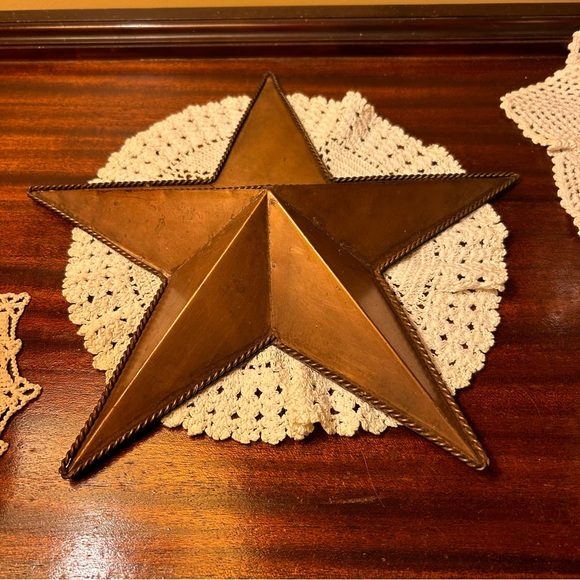 Copper Star Wall Pocket Country Farmhouse decor - Picture 9 of 10